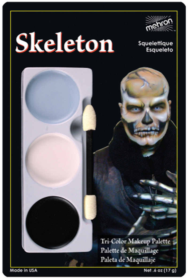 Tri Color Makeup Palette - Skeleton