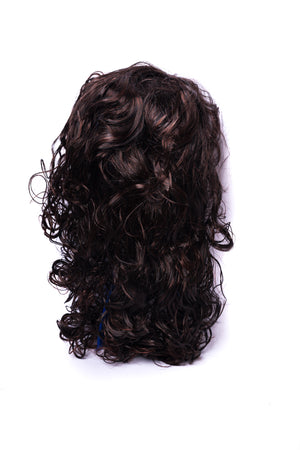 Budget Curly Wig - Dark Brown