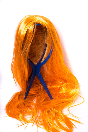 Budget Long Wig - Orange