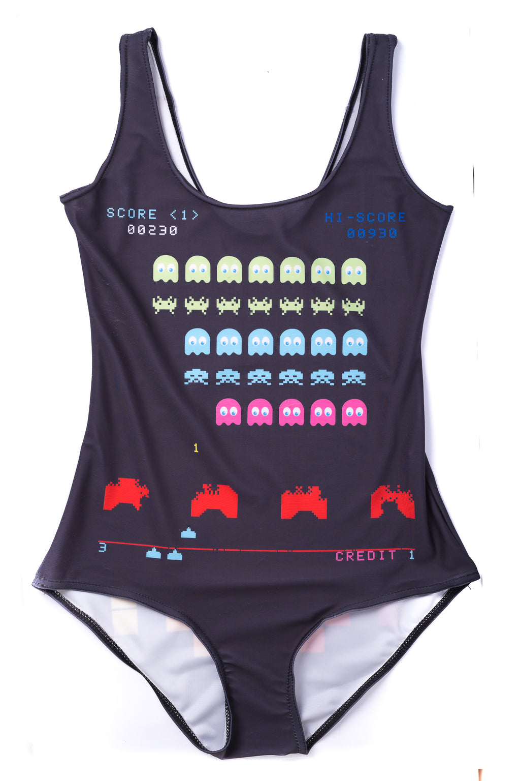 Space Invaders One Piece Swimsuit