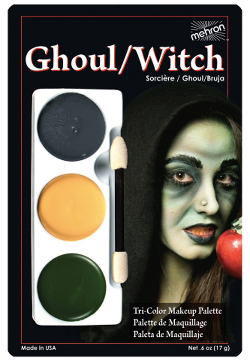 Tri Color Palette Makeup - Ghoul Witch